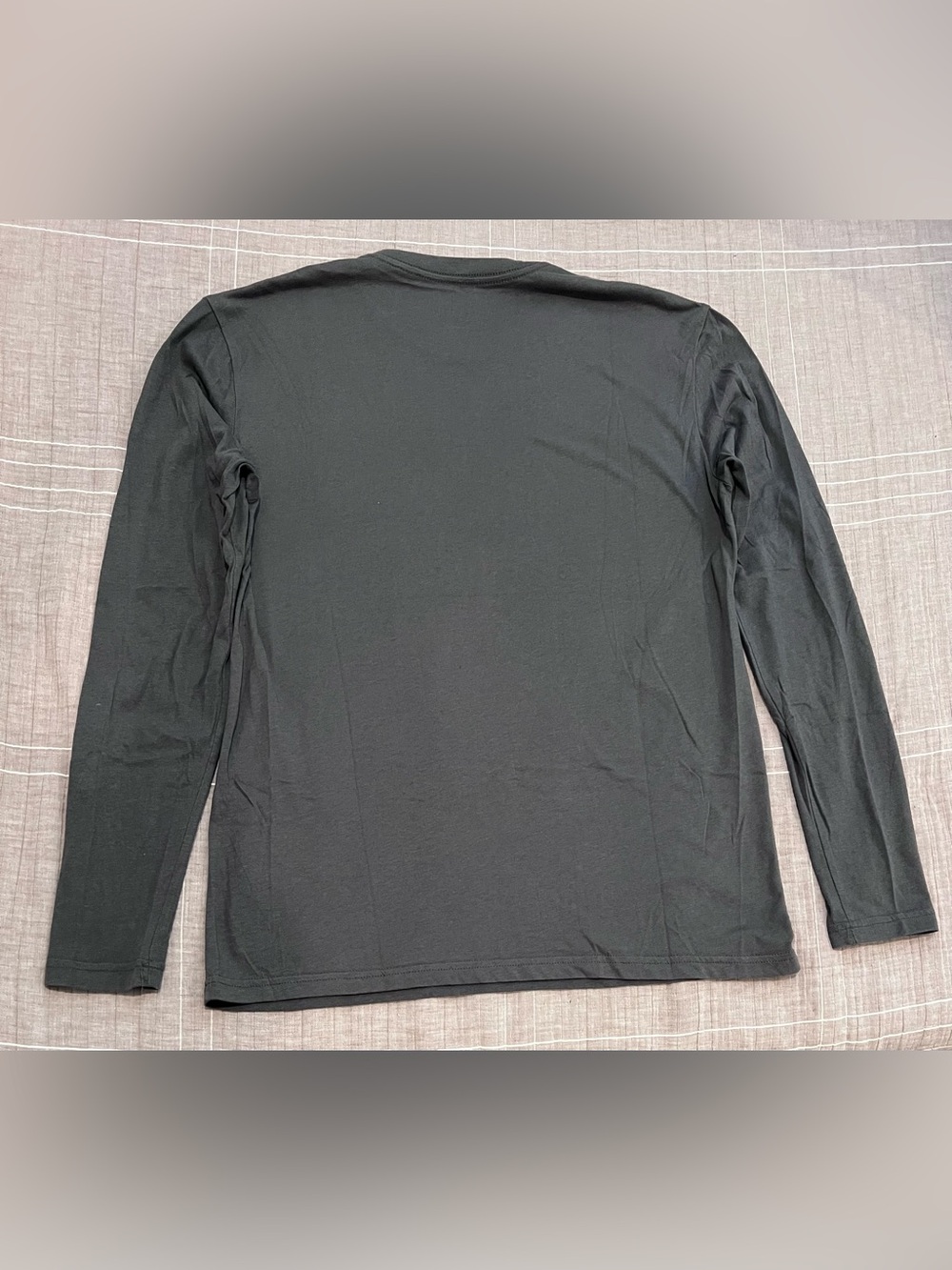 True Classic Men's Long Sleeve Crewneck Tee - Black - Picture 2 of 2